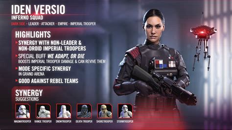 Star Wars: Battlefront 2: Meet Iden Versio, the Imperial  .